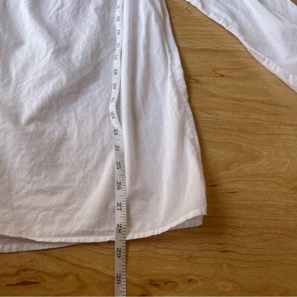 |Banana Republic| Relaxed Shirred Cotton Tunic Button Down in Woman Size Small - Picture 6 of 8